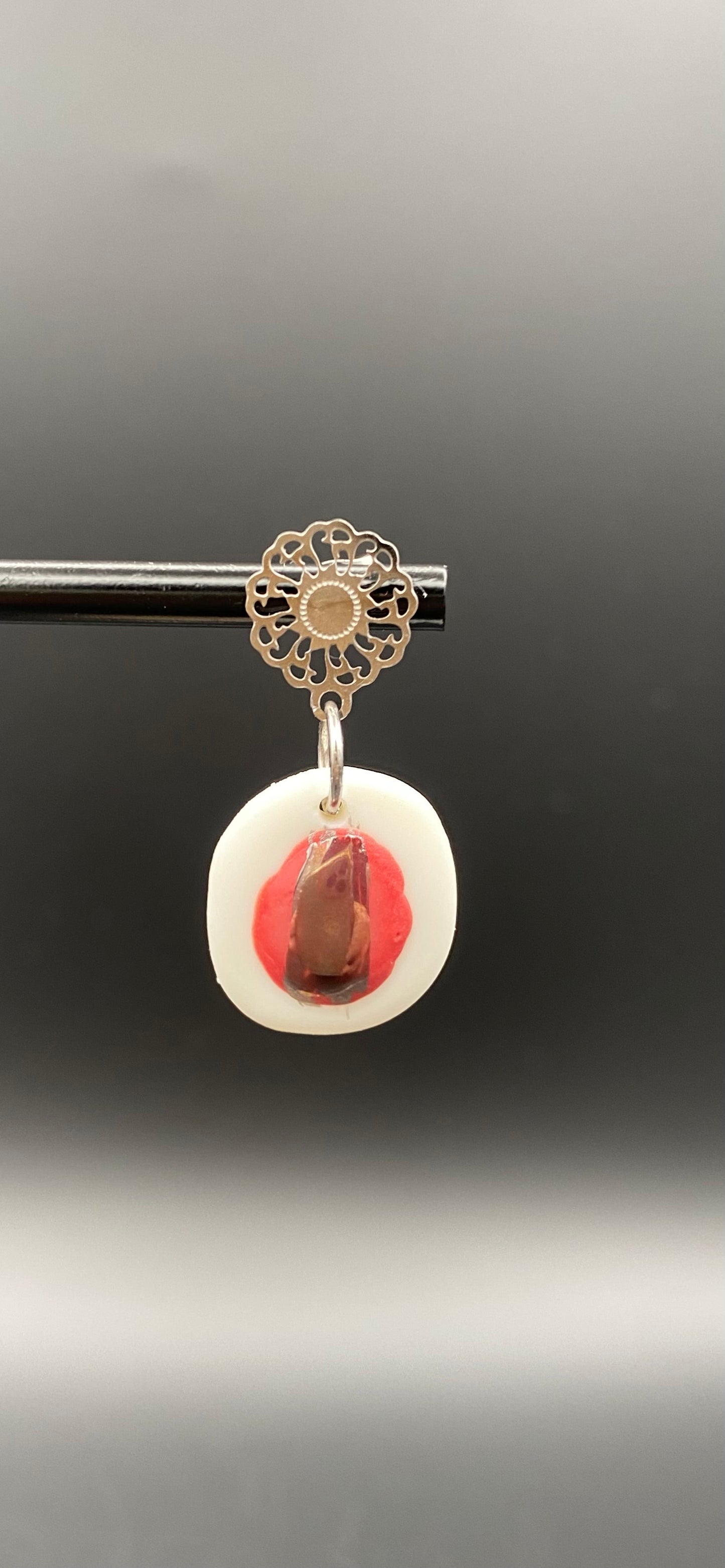 Red dot Hanger en Oorbellen (set)