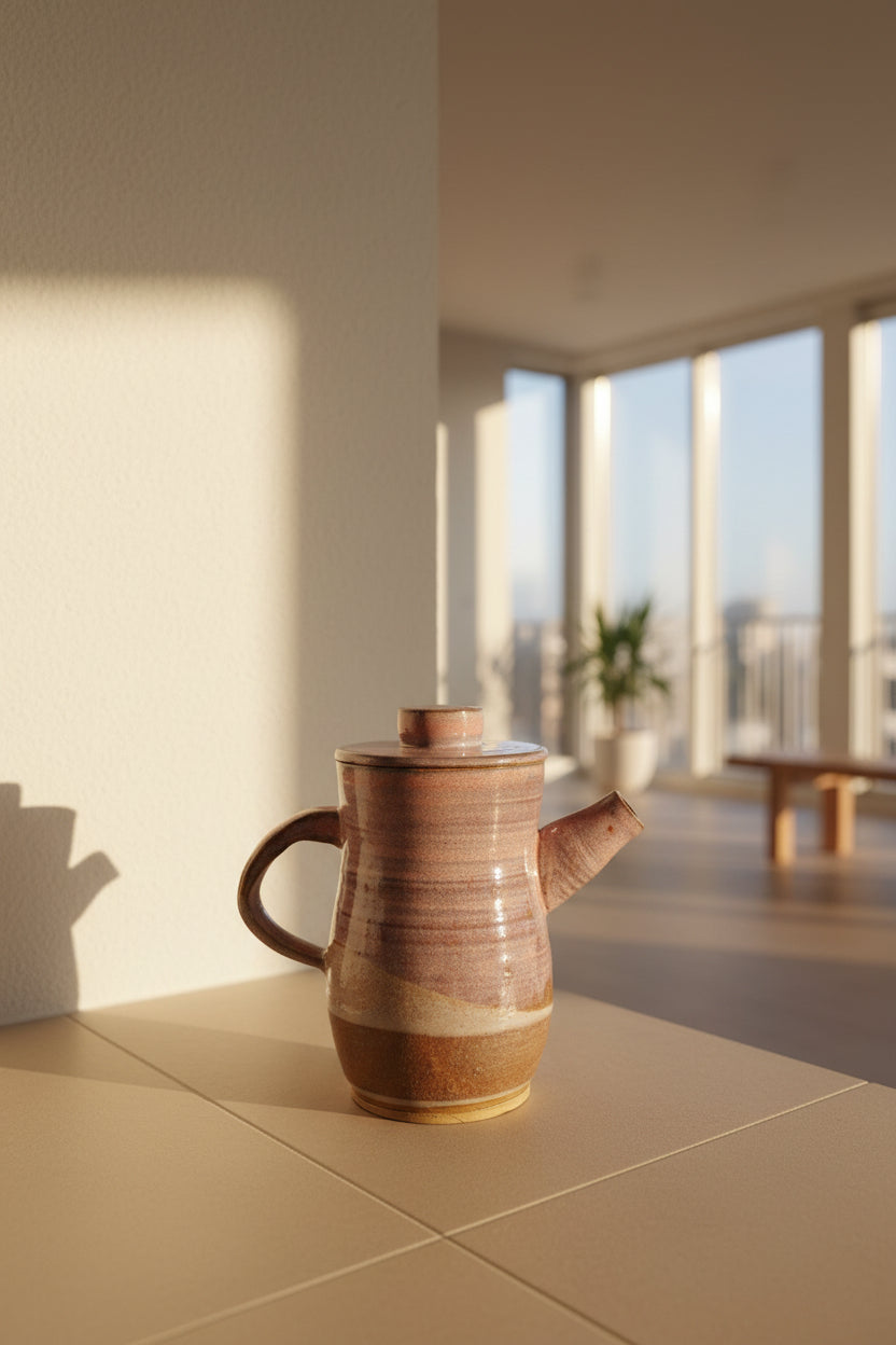 Koffiekan roos/paars