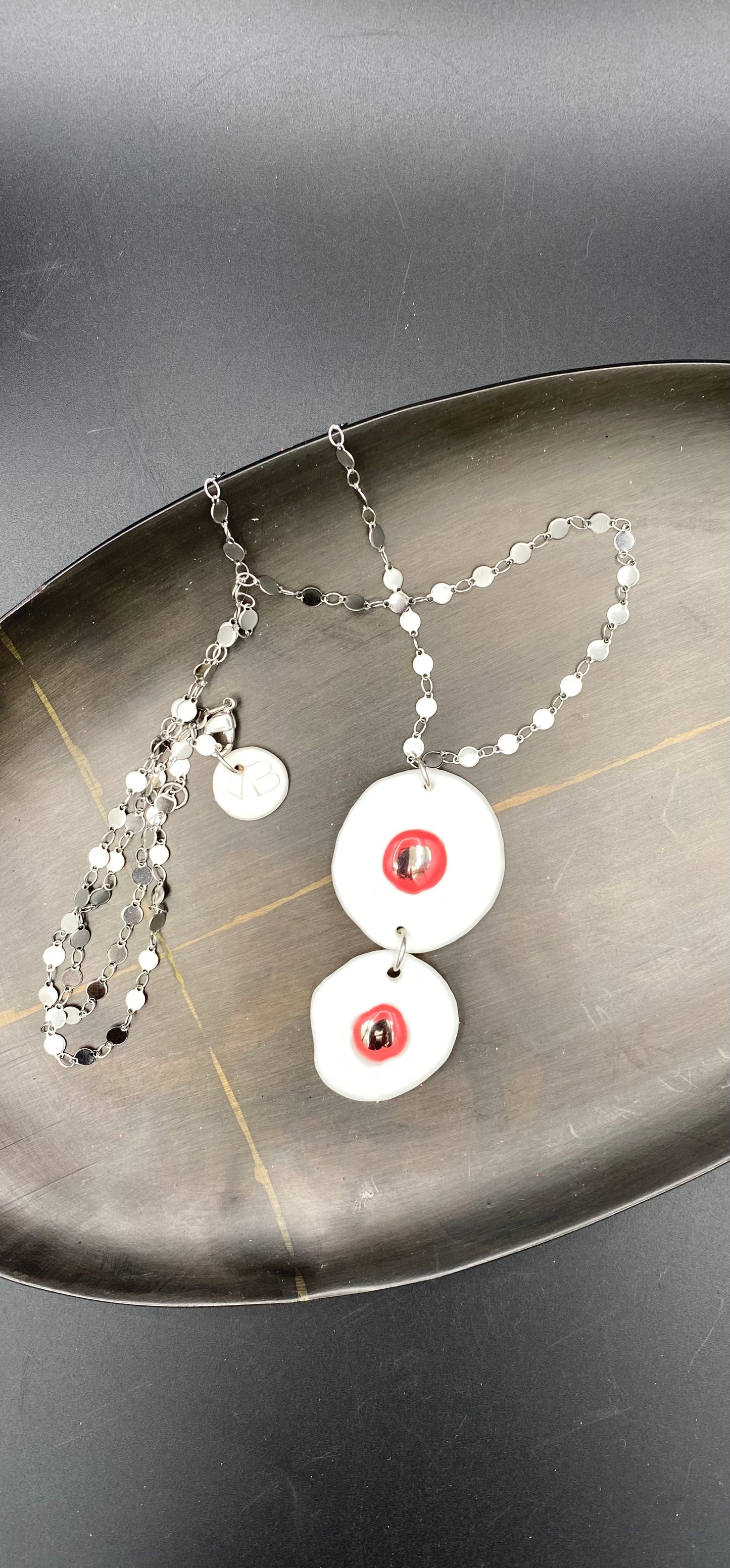 Red dot Hanger en Oorbellen (set)