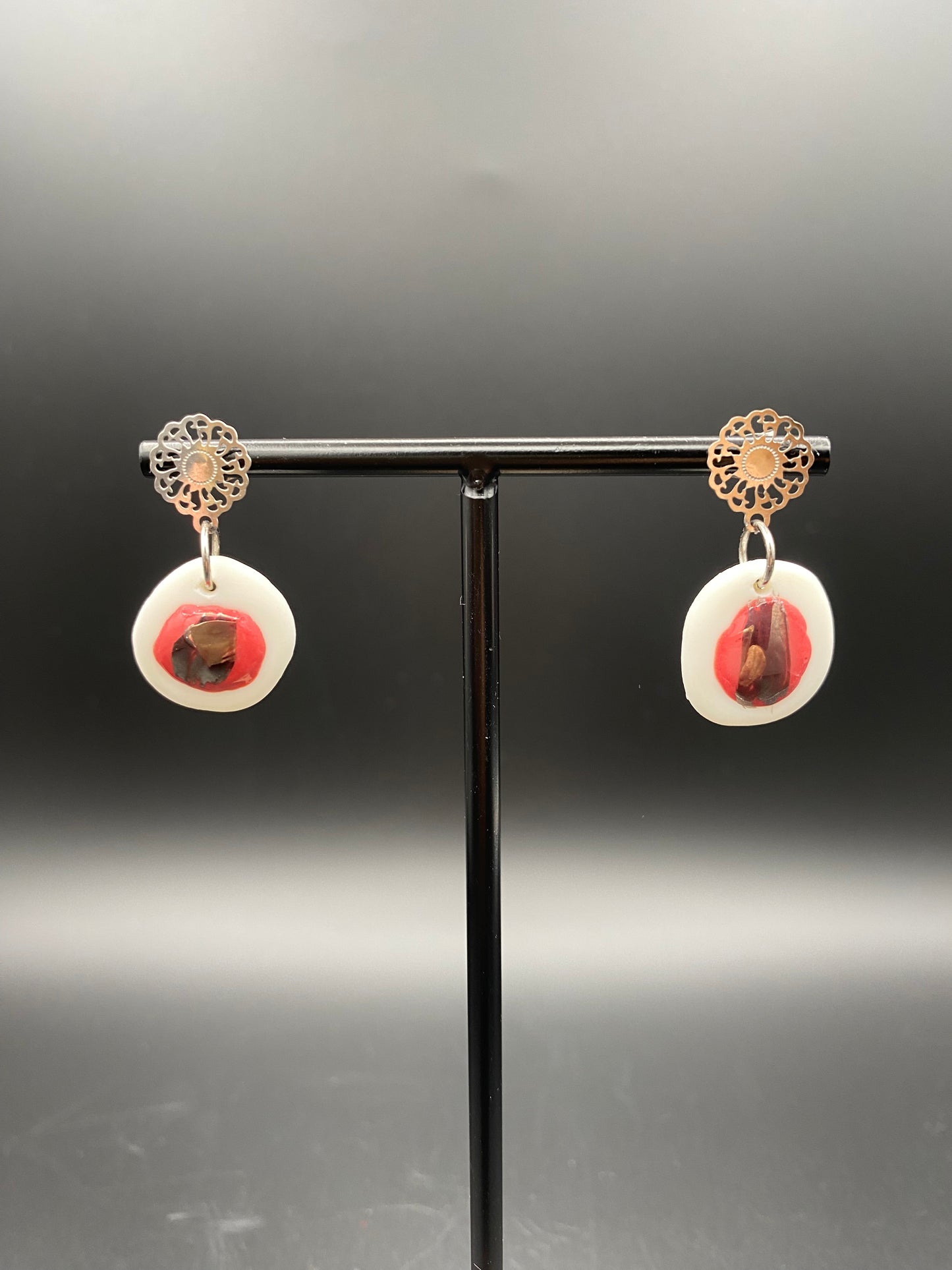 Red dot Hanger en Oorbellen (set)